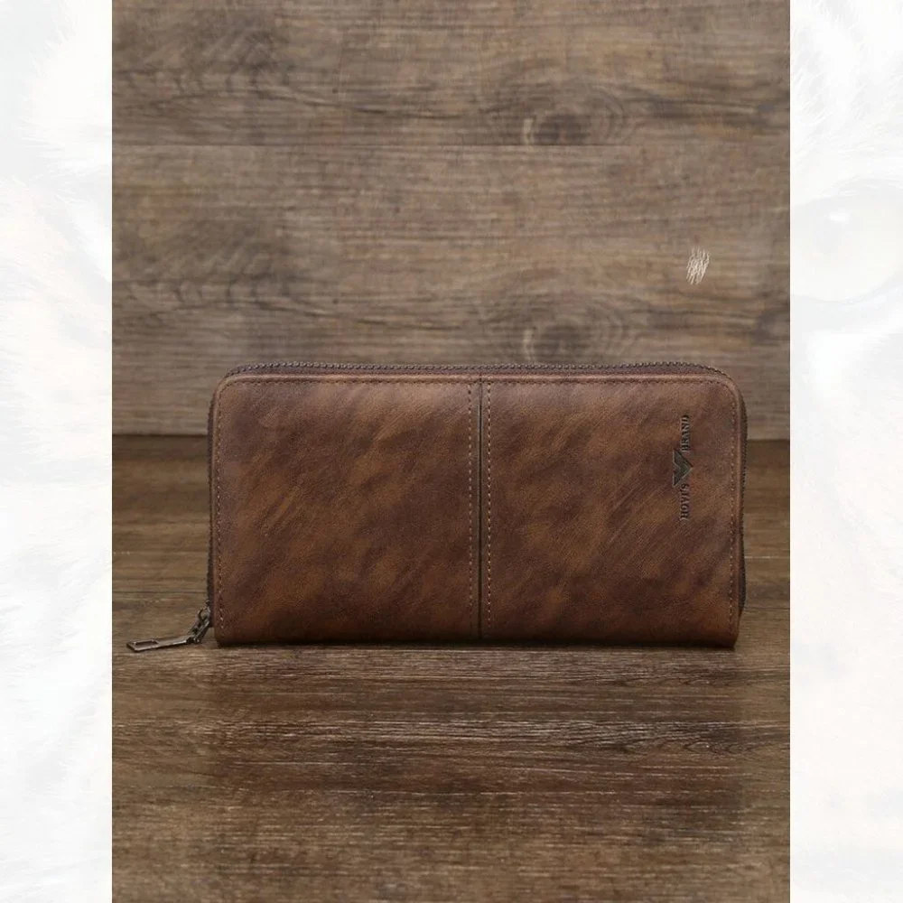 New Men Letter Graphic Long Wallet 185 - Picture 4 of 4